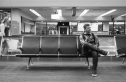 Chase Jarvis taking business calls at the airport